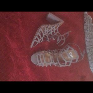 Brand new strappy heels